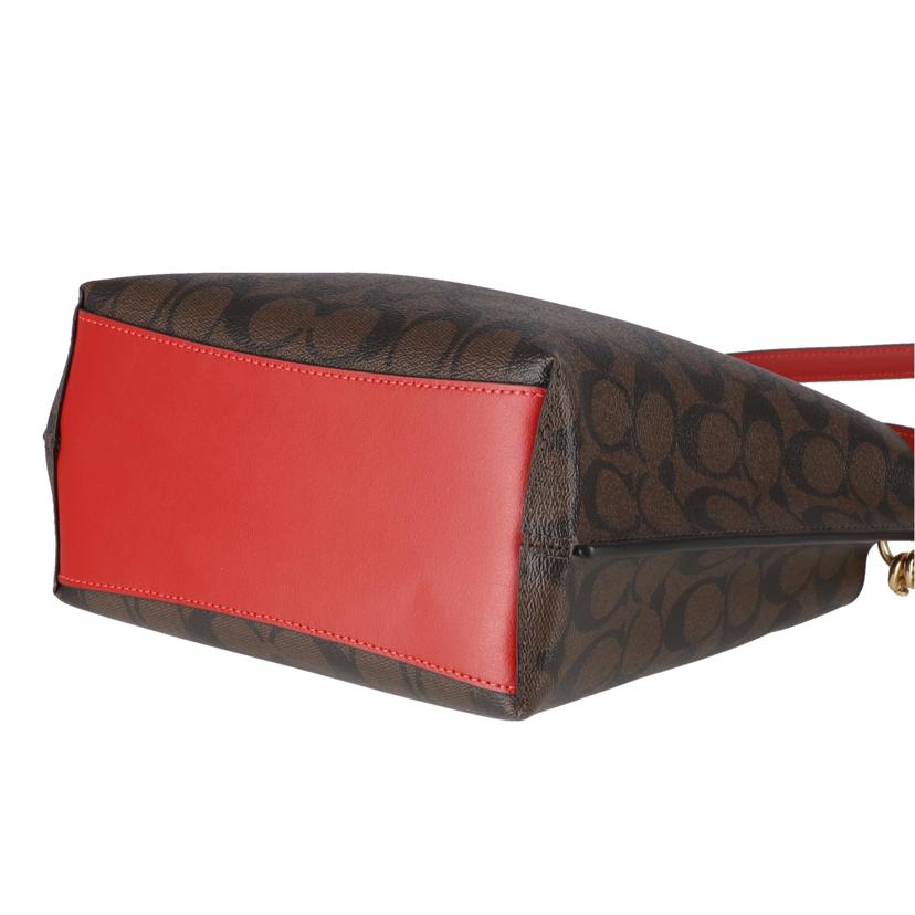 COACH コーチ/シグネチャーPVCショルダーバッグ/CA582//F22**/Aランク/18