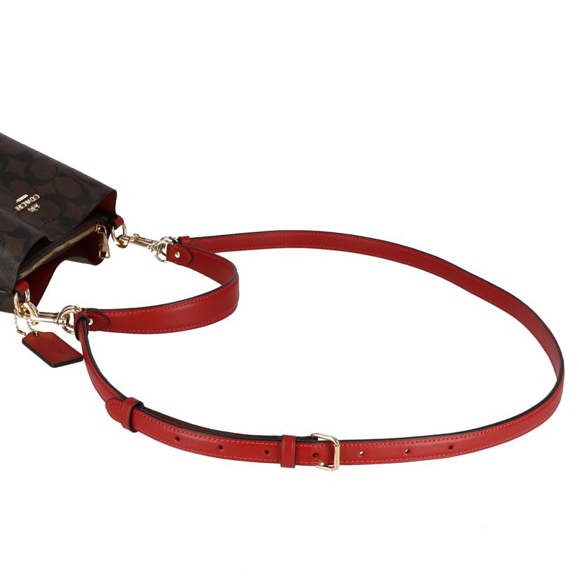 COACH コーチ/シグネチャーPVCショルダーバッグ/CA582//F22**/Aランク/18