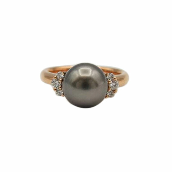 K18パールダイヤリング0.14ct#13//Bランク/04