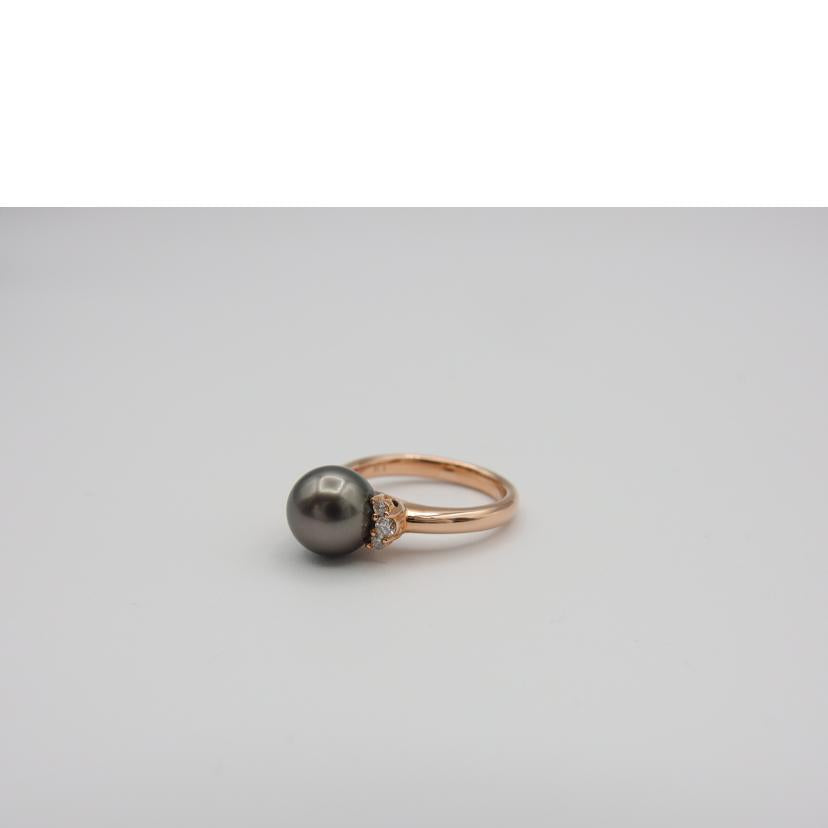 K18パールダイヤリング0.14ct#13//Bランク/04
