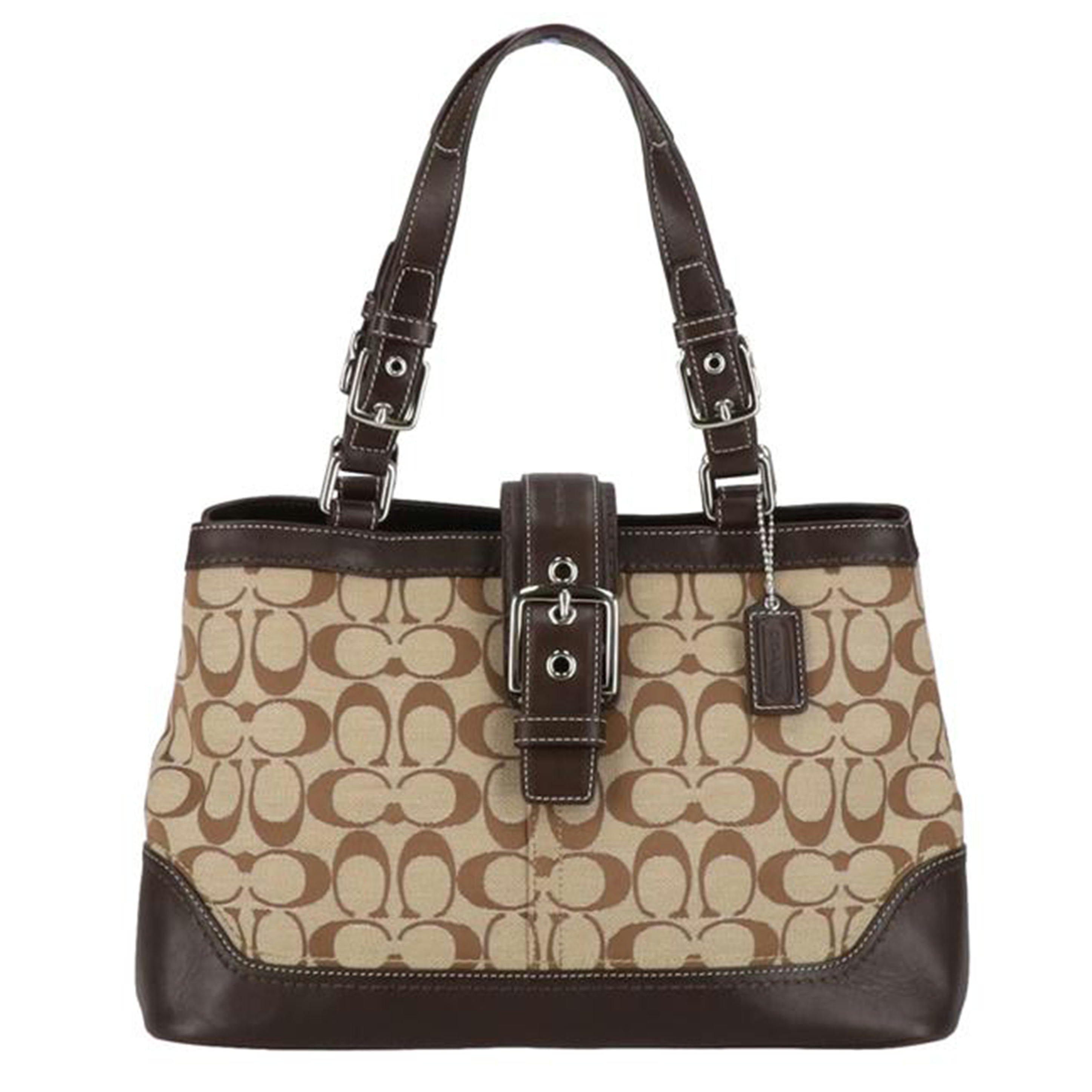 COACH コーチ/ハンプトンシグネチャー・キャリーオール/F12642//E08**/Aランク/75