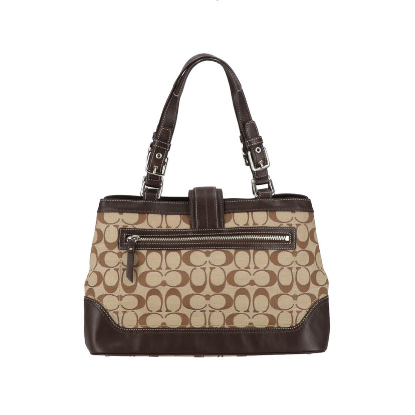 COACH コーチ/ハンプトンシグネチャー・キャリーオール/F12642//E08**/Aランク/75