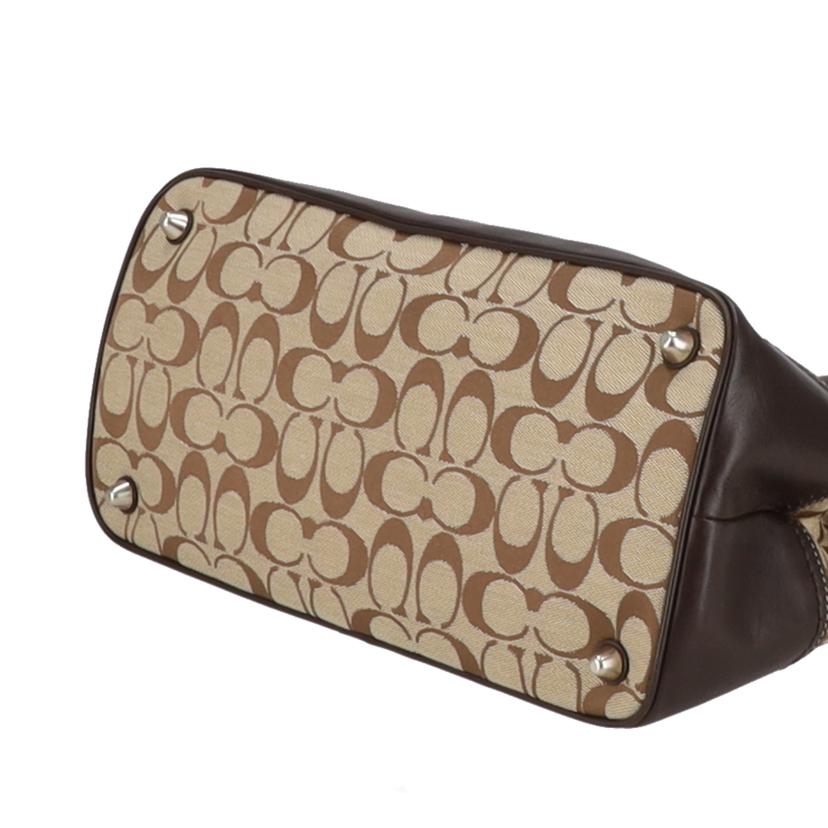 COACH コーチ/ハンプトンシグネチャー・キャリーオール/F12642//E08**/Aランク/75