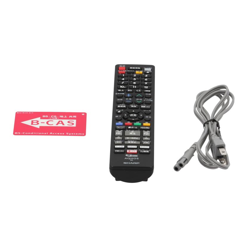 SHARP シャープ/BDレコーダー/2B-C05EW1//9129329/Bランク/09