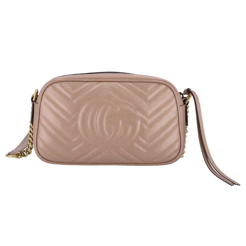 GUCCI グッチ/GGマーモントスモールショルダー/ベージュ/447632//520***/Aランク/75
