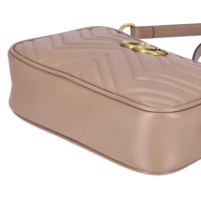 GUCCI グッチ/GGマーモントスモールショルダー/ベージュ/447632//520***/Aランク/75