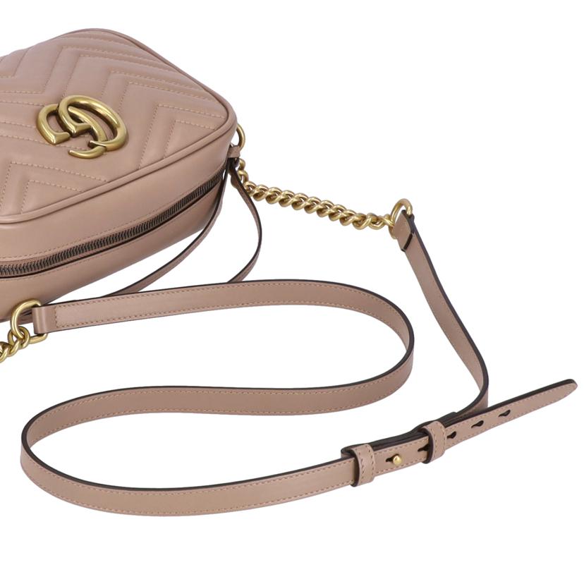 GUCCI グッチ/GGマーモントスモールショルダー/ベージュ/447632//520***/Aランク/75