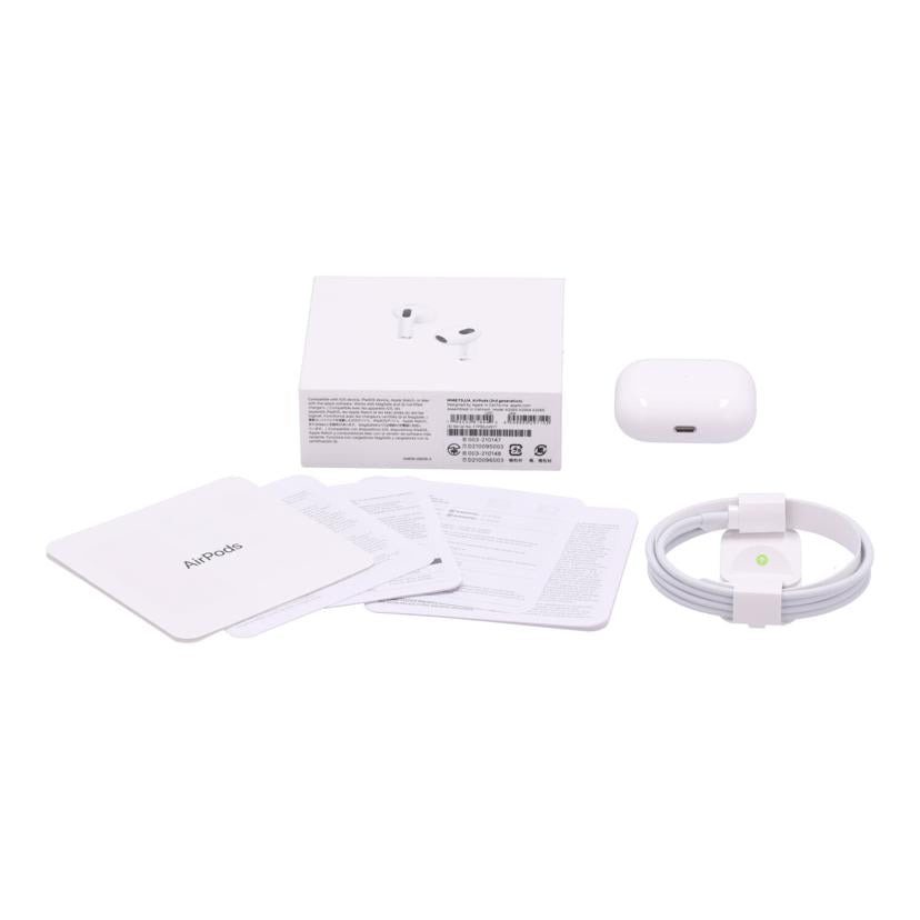 Apple アップル /AirPods 第3世代/MME73J/A//F7P92JH6YT/ABランク/70