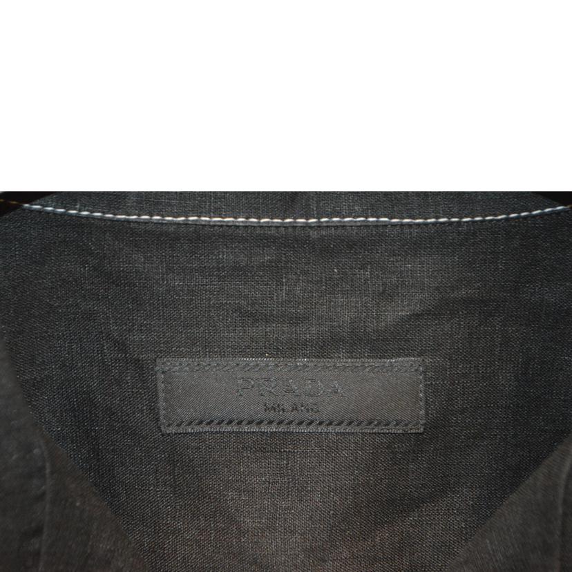 PRADA プラダ/トライアングルロゴステッチメンズシャツ/Mサイズ/UCN441_SUMO_14H4//ACU1 2024 5776/Aランク/89