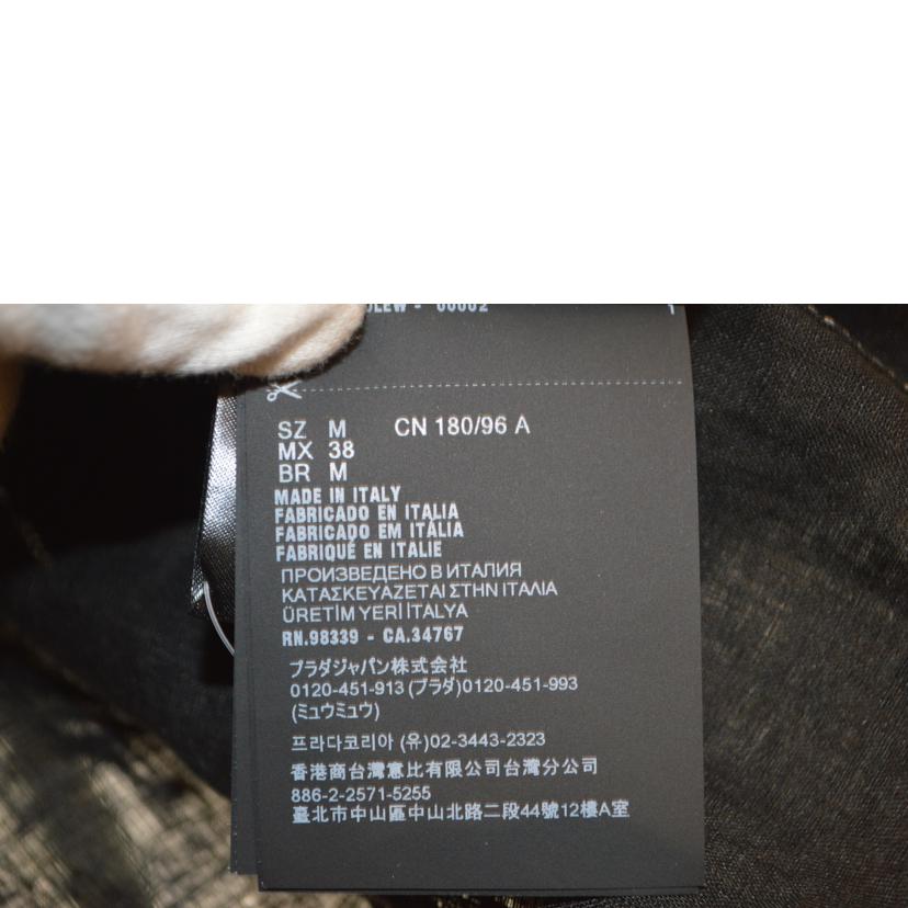 PRADA プラダ/トライアングルロゴステッチメンズシャツ/Mサイズ/UCN441_SUMO_14H4//ACU1 2024 5776/Aランク/89