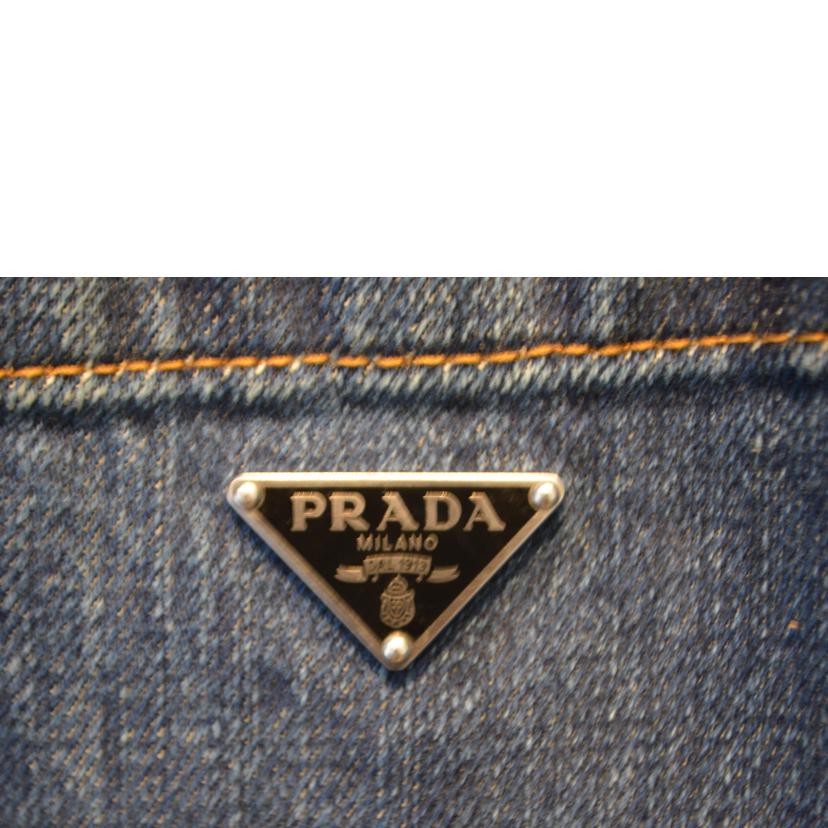 PRADA プラダ/デニムメンズシャツ/インディゴブルー/Mサイズ/GEC066_S212_14EF//ACU1 2023 3803/Aランク/89