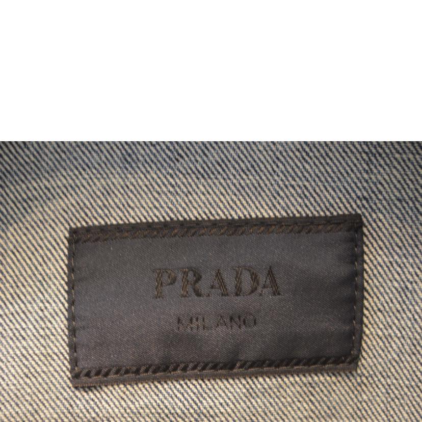 PRADA プラダ/デニムメンズシャツ/インディゴブルー/Mサイズ/GEC066_S212_14EF//ACU1 2023 3803/Aランク/89