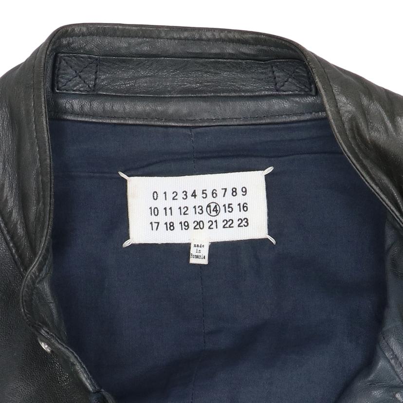 MARTIN MARGIELA マルジェラ/14SS ハの字ライダース/S50AM0201//サイズ:46/ABランク/91