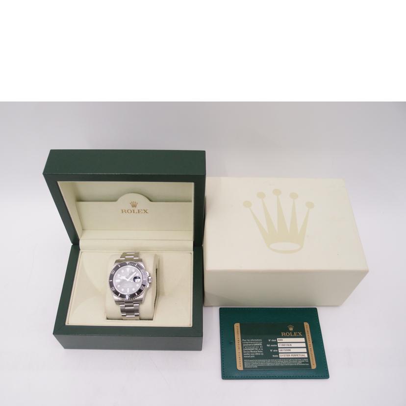 ROLEX ロレックス/サブマリーナ・デイト・ブラック/G番(2012年購入)/自動巻き/116610LN//G81**********/Aランク/69
