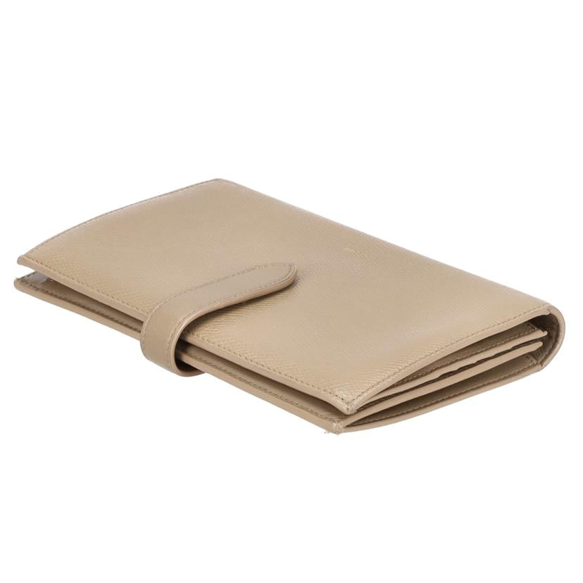 CELINE セリーヌ/CELINE/ラージストラップウォレット/ブラウン//ABランク/75