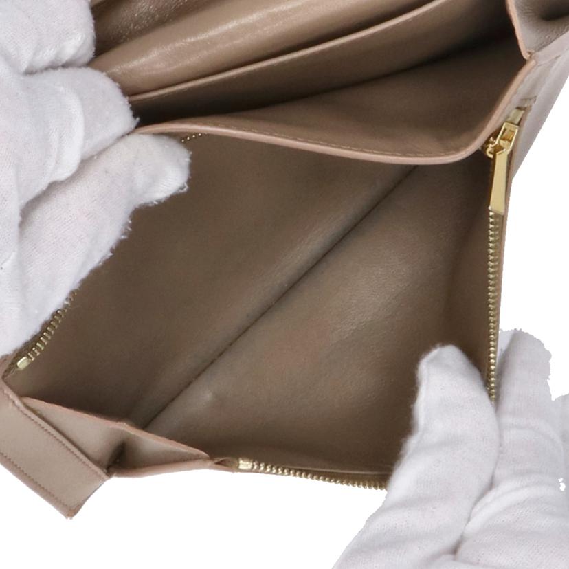 CELINE セリーヌ/CELINE/ラージストラップウォレット/ブラウン//ABランク/75