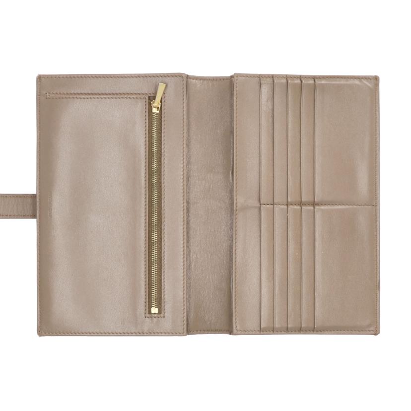 CELINE セリーヌ/CELINE/ラージストラップウォレット/ブラウン//ABランク/75