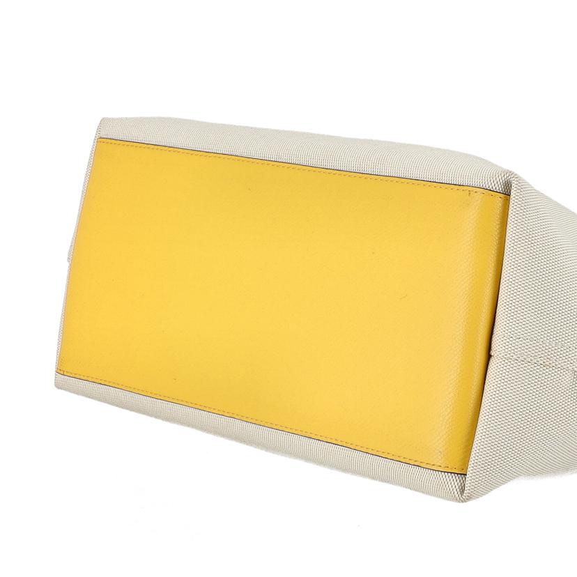 COACH コーチ/ファブリックシティートート/アイボリー×ブルー/F37640//A16**/Aランク/18