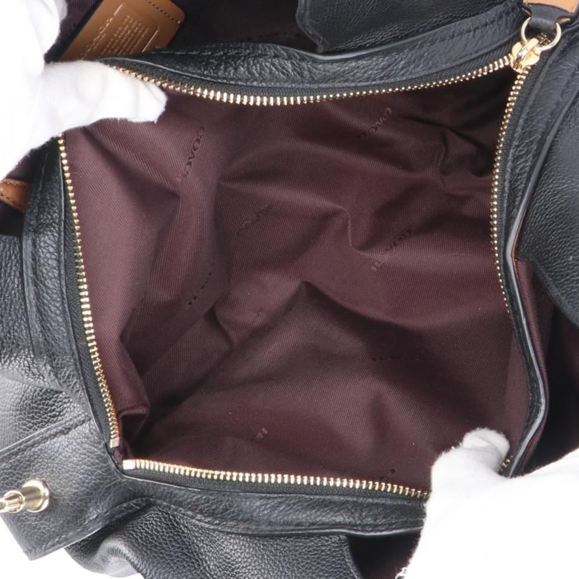 COACH コーチ/レザー×キャンバストートバッグ/28895//M17**/Aランク/18