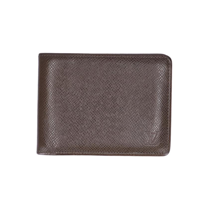 LV ルイ・ヴィトン/ポルトフォイユ・ミュルテュプル/タイガ/グリズリ/M30958//CT2***/ABランク/18