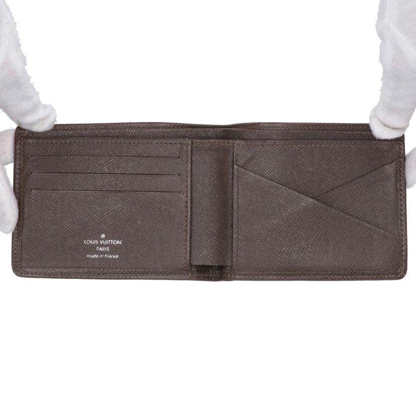LV ルイ・ヴィトン/ポルトフォイユ・ミュルテュプル/タイガ/グリズリ/M30958//CT2***/ABランク/18