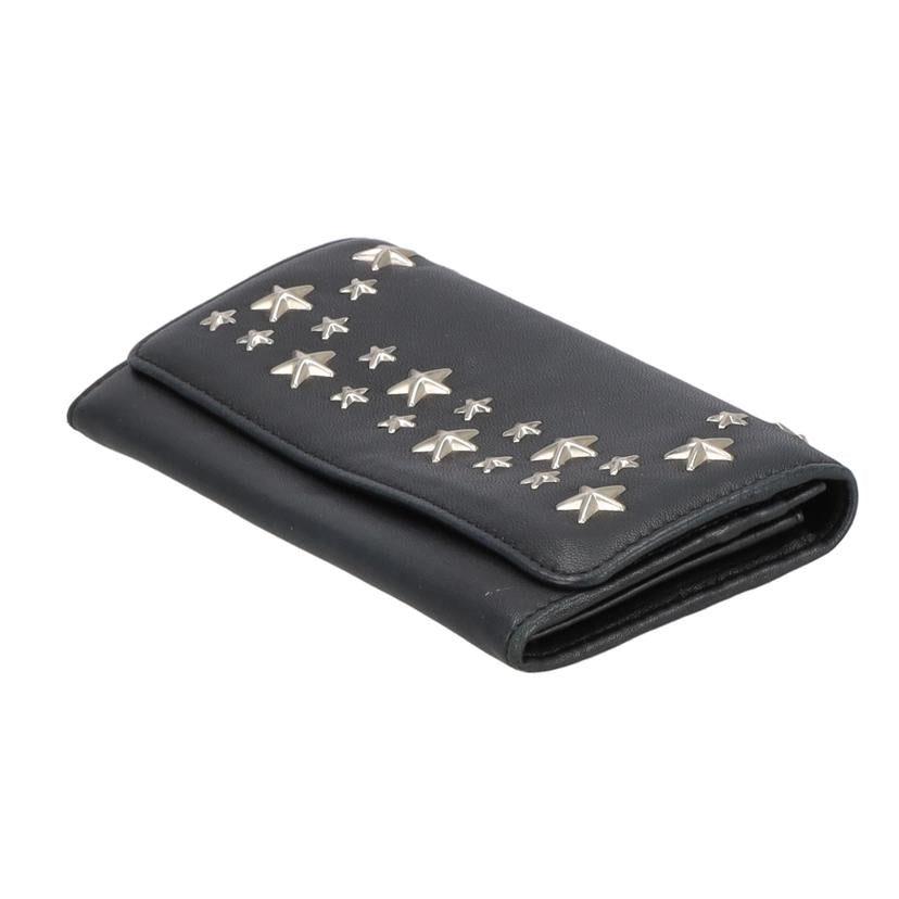 JIMMY CHOO ジミーチュウ/スタースタッズレザー二つ折り長財布//ABランク/18