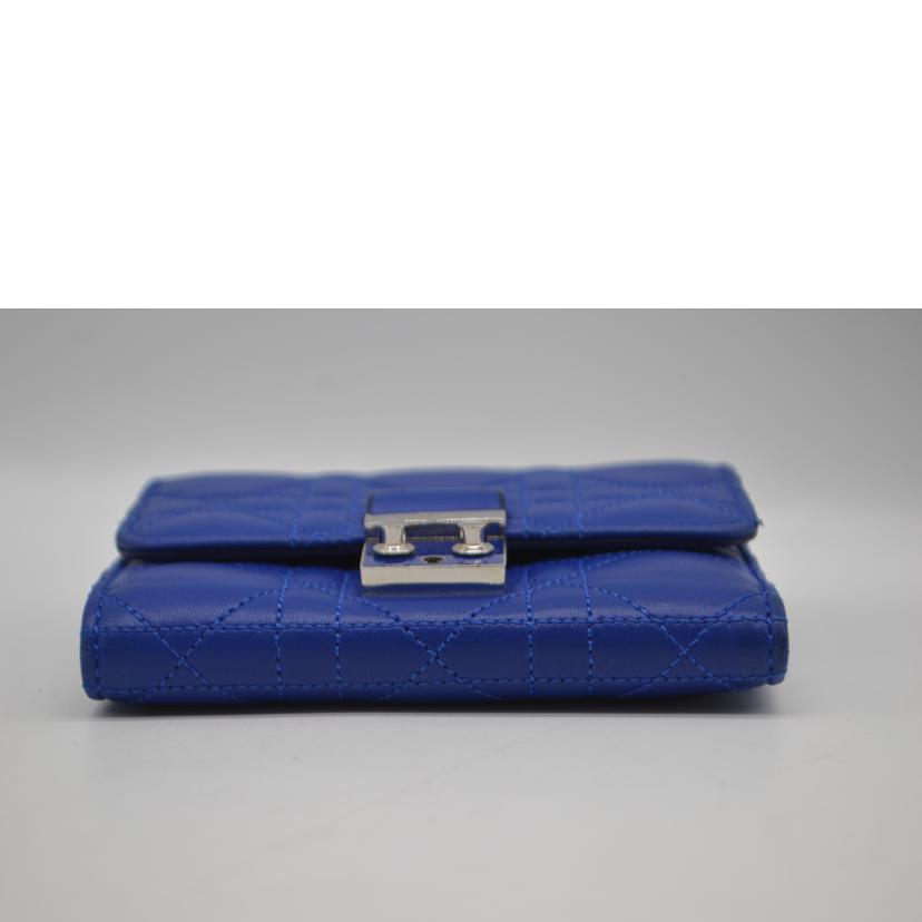 Christian Dior クリスチャンディオール/レディディオールカナージュコンパクトレザー財布//33-*******/ABランク/89
