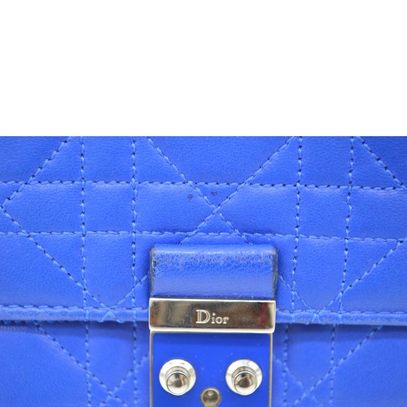 Christian Dior クリスチャンディオール/レディディオールカナージュコンパクトレザー財布//33-*******/ABランク/89