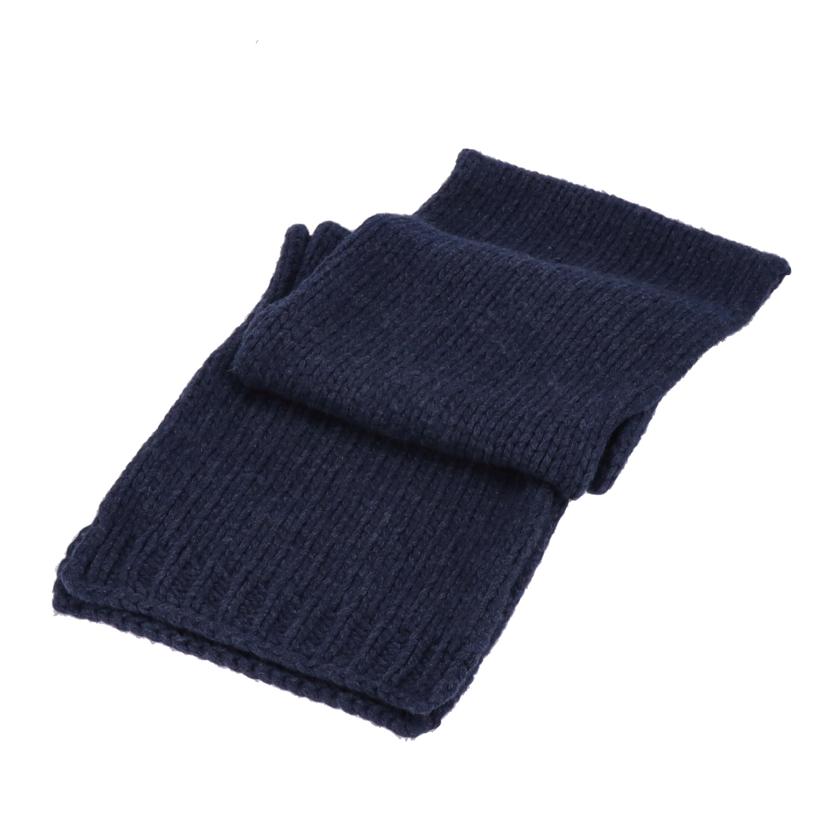 FENDI フェンディ/フェンディ/バタフライアップリケウールマフラー/ネイビー//ABランク/75