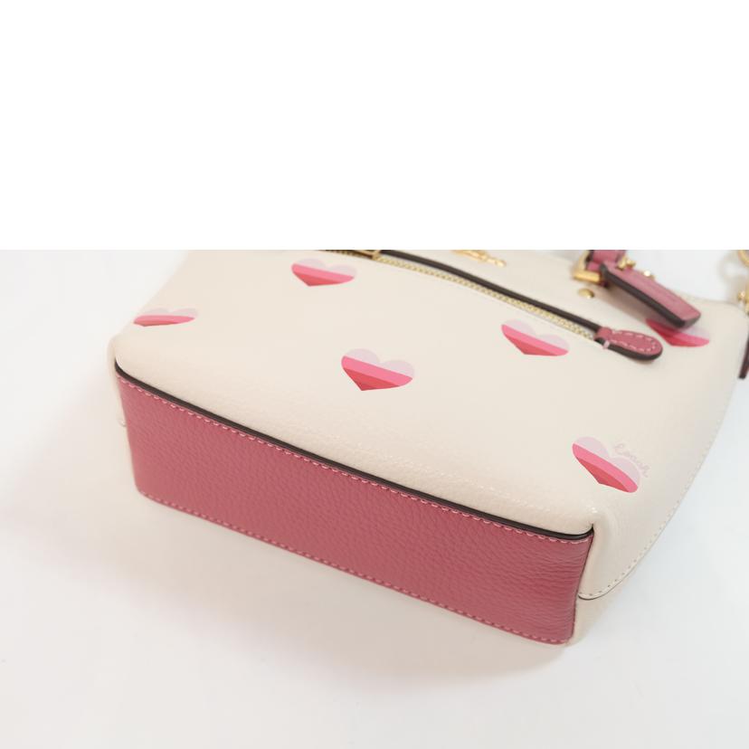 COACH コーチ/ストライプハート2WAYミニギャラリークロスボディ/CA793//D22**/Aランク/71