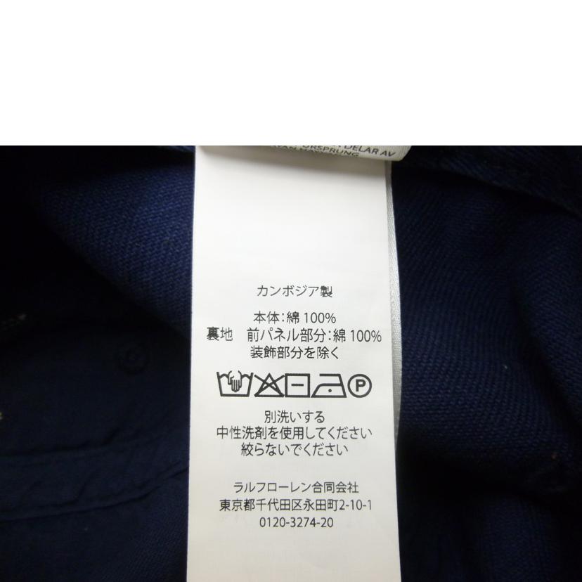 Polo Ralph Lauren ポロ ラルフローレン/アップリケドツイルボールキャップ//ABランク/88