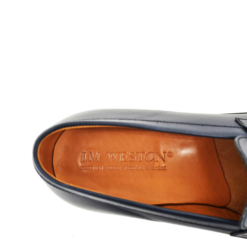 L.M.WESTON ジェイエムウエストン/シグニチャーローファーD/ボックススカーフブルー/11 41 165 180 10//サイズ:UK表記6D/ABランク/75