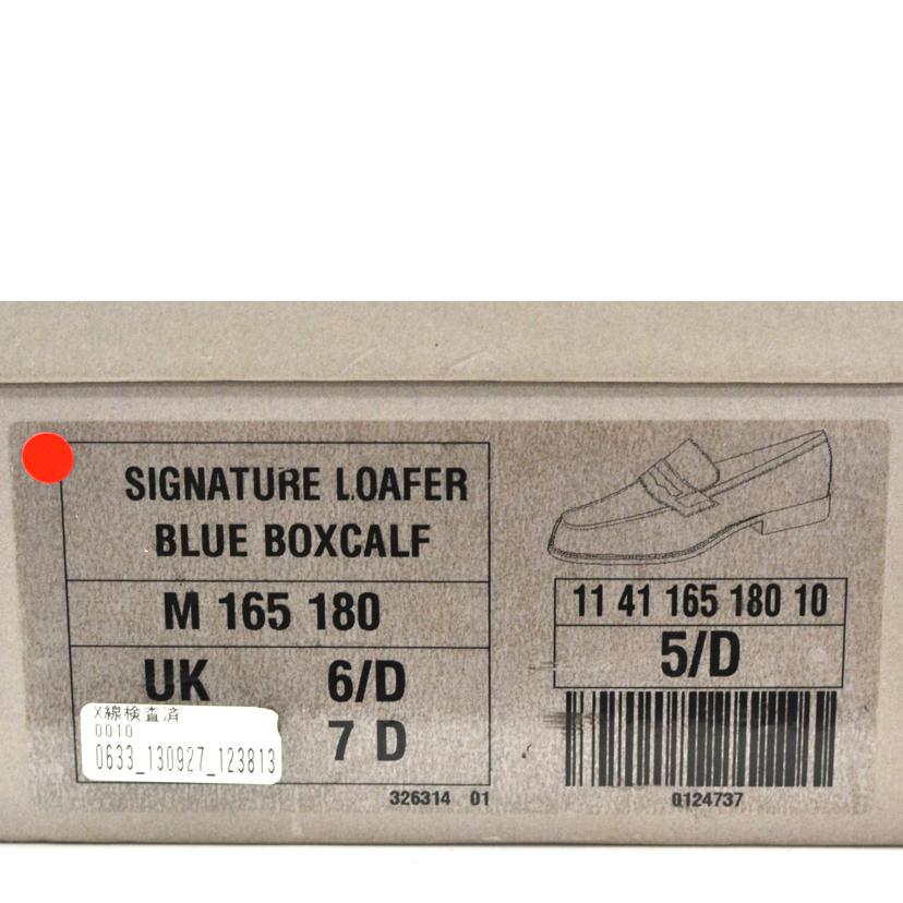 L.M.WESTON ジェイエムウエストン/シグニチャーローファーD/ボックススカーフブルー/11 41 165 180 10//サイズ:UK表記6D/ABランク/75