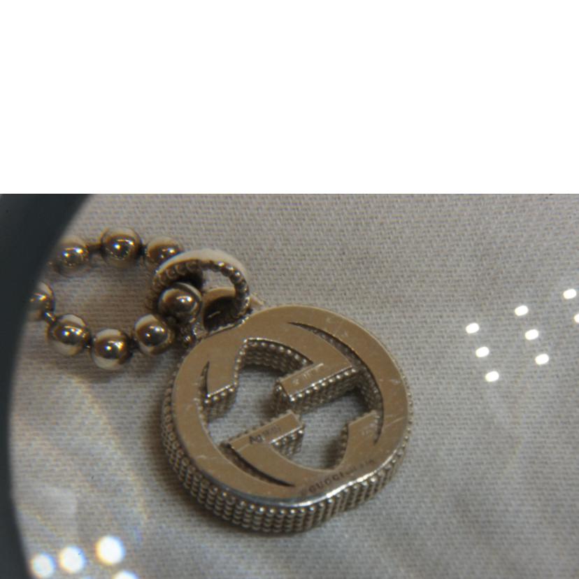 GUCCI グッチ/Ag925SVインターロッキングGボールチェーンネックレス//☆1561FI/ABランク/92