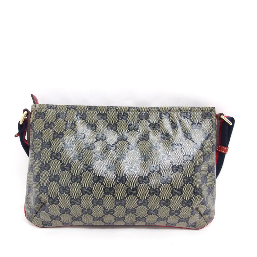 GUCCI グッチ/GGクリスタル/ショルダーバッグ/ネイビー×レッド/189749//001***/ABランク/04