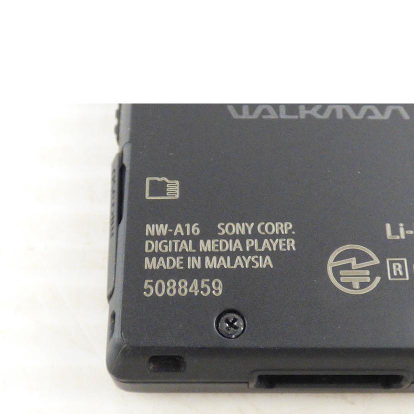 SONY ソニー/ポータブルオーディオ/NW-A16//5088459/Bランク/64
