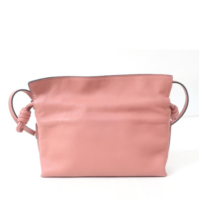 LOEWE ロエベ/フラメンコ クラッチミニ レザ-ショルダーバッグ ピンク//Aランク/65