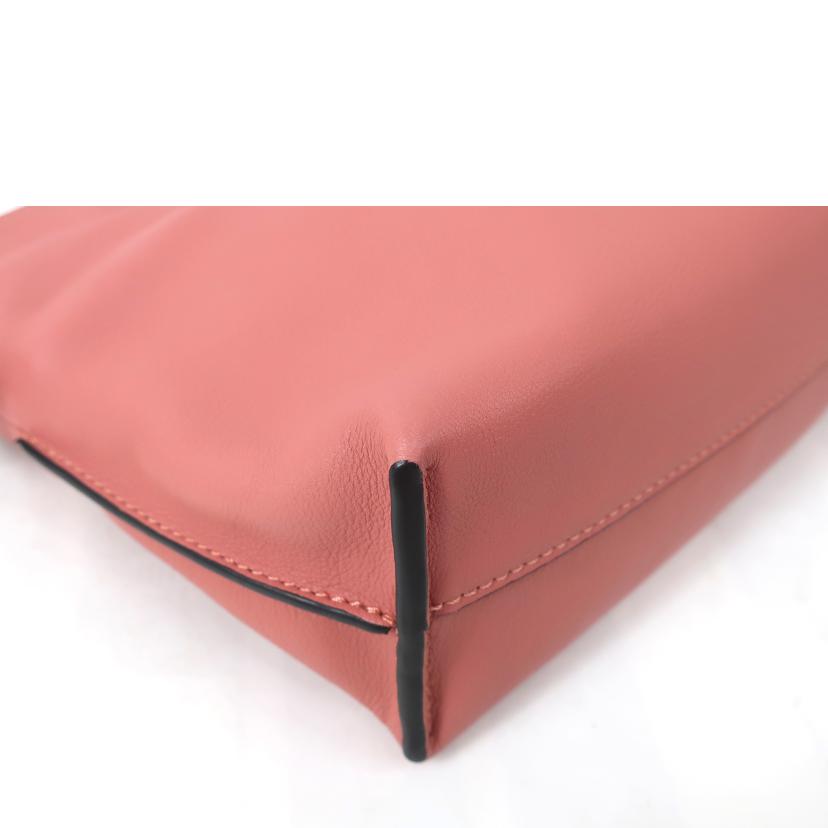 LOEWE ロエベ/フラメンコ クラッチミニ レザ-ショルダーバッグ ピンク//Aランク/65