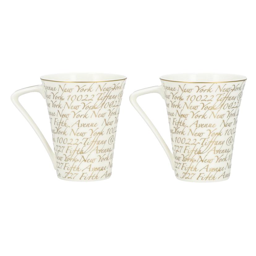 TIFFANY&Co ティファニーアンドコー/NOTES/マグカップ/ペア//Aランク/85