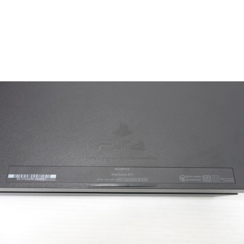 SONY ソニー/PS4本体500GBジェットブラック/CUH-1200A//03274522995920931/ABランク/88