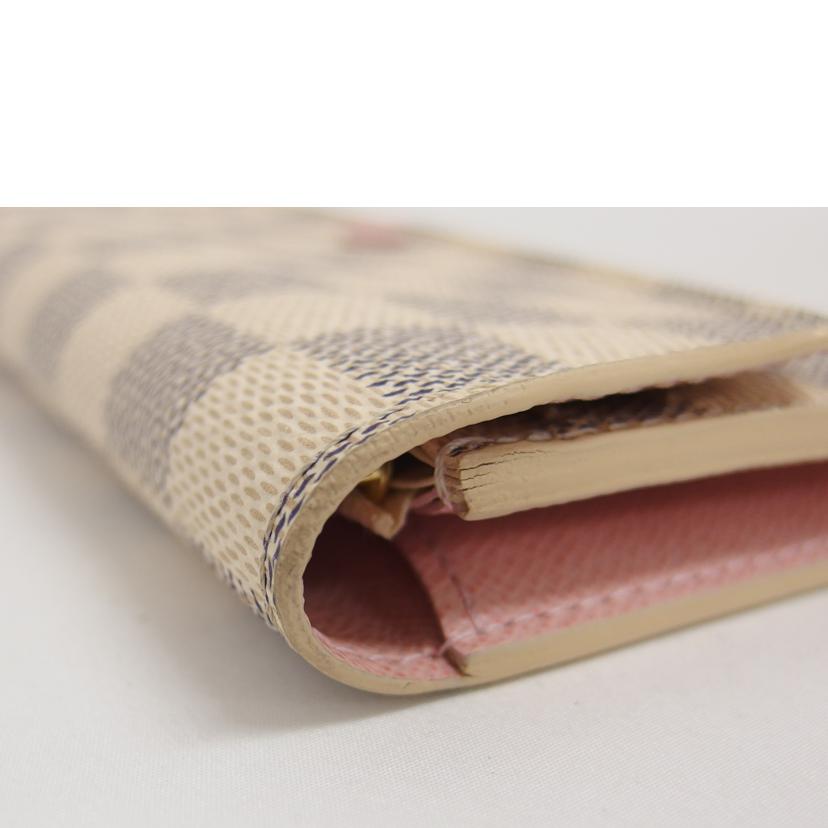 LV ルイ・ヴィトン/ポルトフォイユ・エミリー/ダミエ/アズール/ローズバレリーヌ/N41625//TA2***/Bランク/04