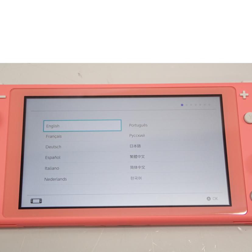 Nintebdo NINTENDO/Nintendo Switch Lite/Coral/HDH-001//XJJ10021109996/Bランク/62