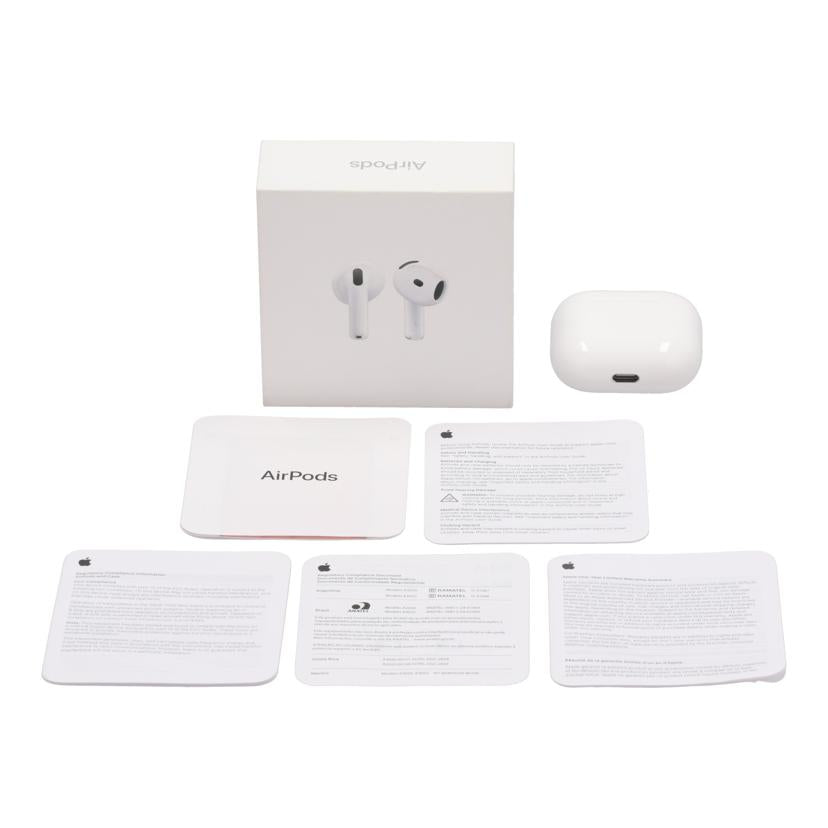 APPLE アップル/AirPods 4/MXP63J A//shgc9thx54h/Bランク/75