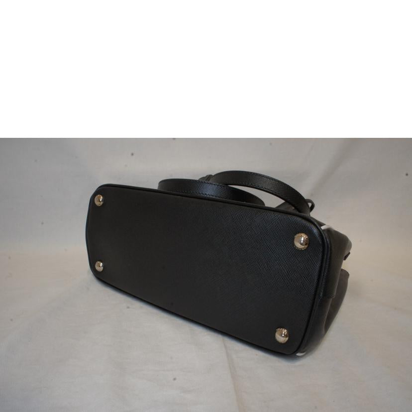 PRADA プラダ/サフィアーノレザー2wayトートブラックSV金具/B2863Y//56/*/Aランク/92