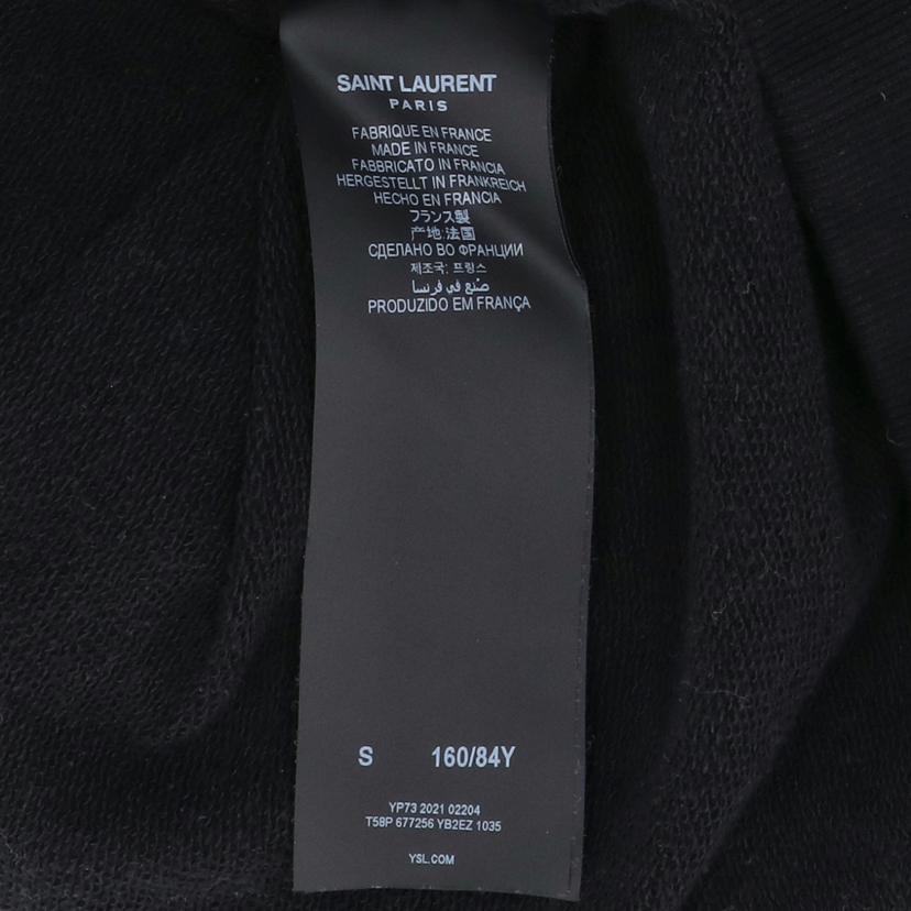 SAINT LAURENT サンローラン/21AW ロゴプルオーバーパーカー/677256//サイズ:S/ABランク/91