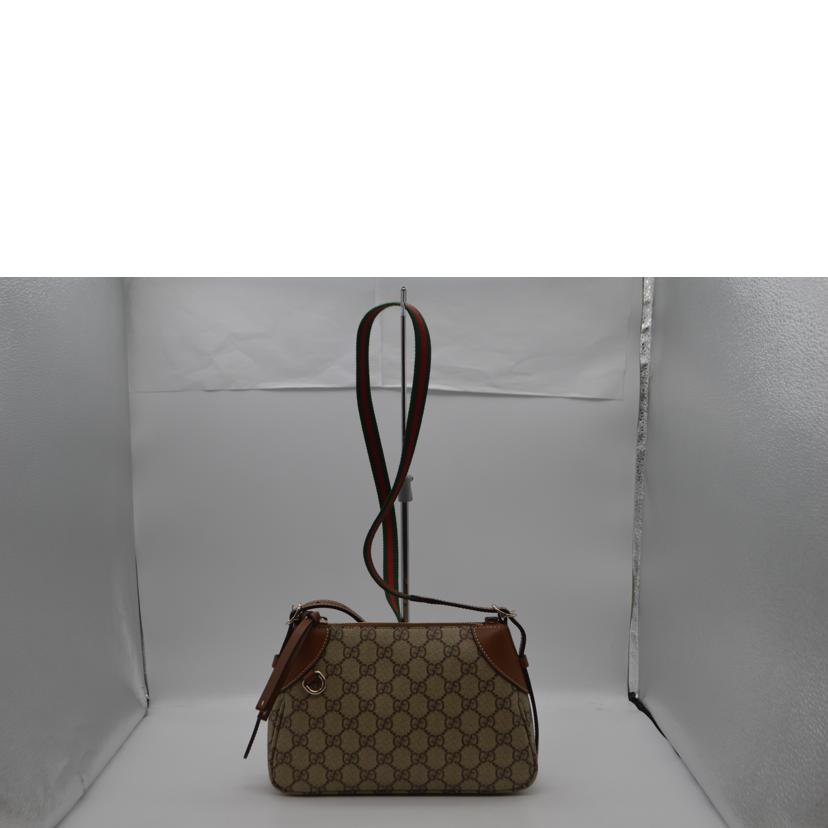 GUCCI グッチ/GGスプリームエンブレムスモールレザーショルダー/815218//520***/Aランク/89