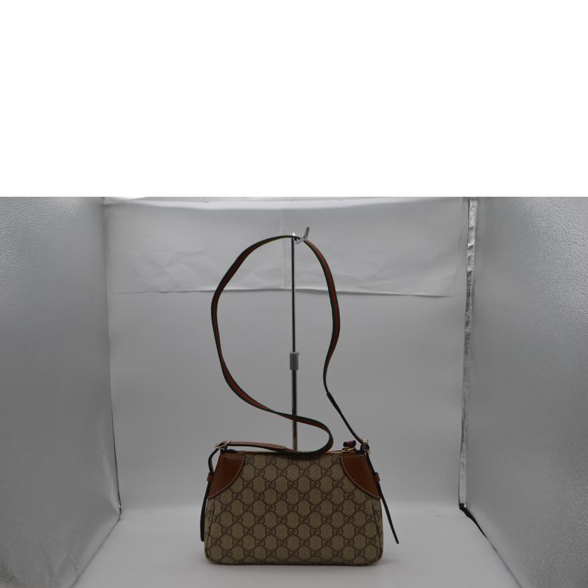 GUCCI グッチ/GGスプリームエンブレムスモールレザーショルダー/815218//520***/Aランク/89