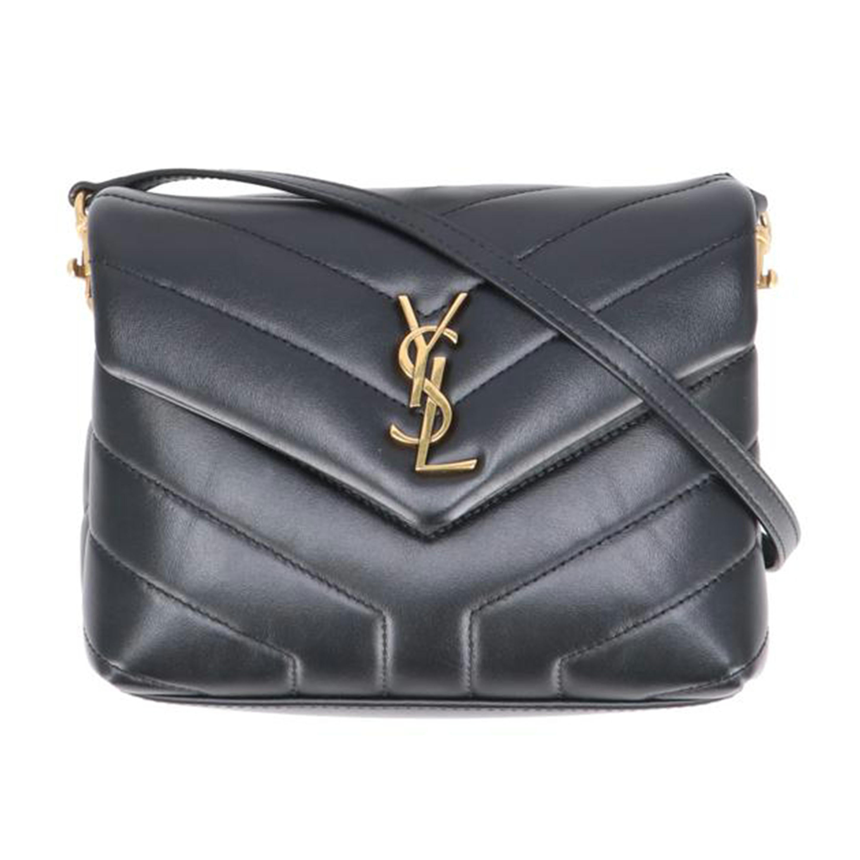 SAINT LAURENT サンローラン/ルル・キルティングレザートイバッグ/GAB678401・0922//Aランク/91