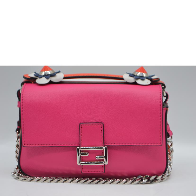 FENDI フェンディ/ダブルマイクロフラワーバケットハンド/8M0371//7R8*********/Aランク/89
