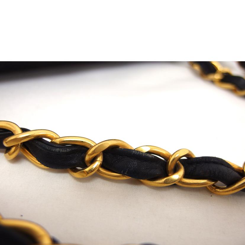 CHANEL シャネル/デカマトラッセ34/Wチェーンショルダーバッグ/ブラック//361****/ABランク/04